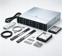Serveur Rack 2U 12 baies Hot Swap, Serveur de Stockage d'Entreprise Double CPU pour le Cloud Computing, Centre de Données IDC, Hôte Virtuel
