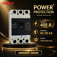 Disjoncteur à boîtier moulé TONGYAO SM3E-400M/3300, capacité de coupure 65 50kA, unité de déclenchement électronique AC 400V