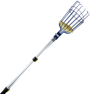 高所用ロングハンドルポールバスケットマンゴーアップルガーデン伸縮式フルーツピッカー - Product Image 2