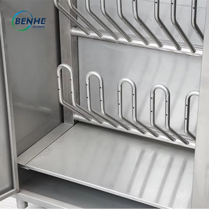 Armoire de séchage de bottes en acier inoxydable Benhe PBD-20B pour 20 paires, avec désinfection et désodorisation à l'ozone pour usine de boissons - Product Image 3