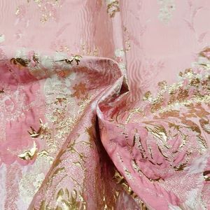 Dernière Collection de Tissu en Dentelle Jacquard Français, Tissu en Dentelle Doré Africain, Matériaux en Dentelle Brocart pour Robe de Mariée pour Fête de Mariage - Product Image 2