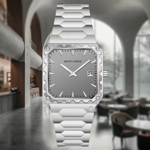 New Arrivals Square 222 Quartz <b>Watch</b> for Men 35MM Ultrathin Stainless Steel <b>Watches</b> Blue Sapphire Crystal 50M Waterproof - Product Image 4