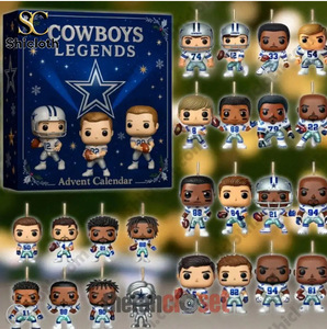ダラスカウボーイズ伝説到着ホリデーミステリーボックスプラスチックアクリルクリスマスツリー飾り & 装飾置物 - Product Image 6