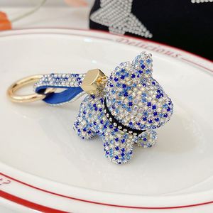 New Rhinestone Keychain Ladies <b>Backpack</b> Accessories Girl Ball Bag Hanging Pendant Tassel Keyring - Product Image 6
