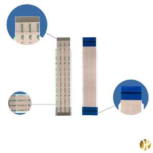 RoHS-konformes AWM 20624 80c 60v 0,5mm Rastermaß 24-polig 73mm Länge Flexibles Flachbandkabel für Industrieanwendungen Kabelbaum FFC - Product Image 2