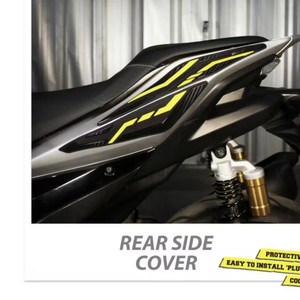 Nouvelles protections latérales arrière en caoutchouc pour moto Yamaha AEROX ancien modèle - Product Image 3