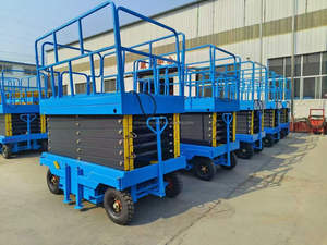 Memelihara dilengkapi Lift gunting mobil hidrolik rel untuk pengangkatan industri - Product Image 3