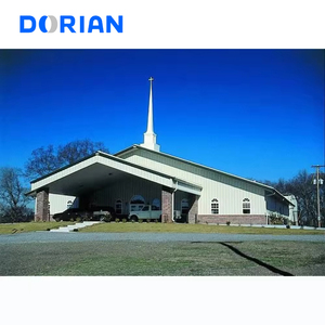 Edificio Prefabricado de Acero de Diseño Moderno para <span class=keywords><strong>Iglesia</strong></span> o Almacén - Product Image 4