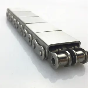 Stainless Steel Roller Chain SS Duplex Roller Chain With U Type Attachment