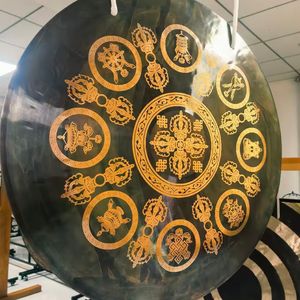 Gong chinois artisanal pour la guérison sonore avec support de type C - Product Image 5