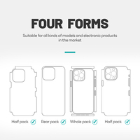 Fabricante TuoLi, Adhesivo Personalizado para la Parte Trasera del Teléfono Móvil con Relieve 3D, Película con Efecto de Cuero 3M para Máquina de Corte