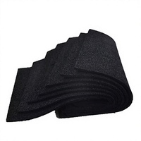 Feuille de caoutchouc éponge EPDM ignifuge, imperméable, résistante à l'huile et anti-UV, à cellules ouvertes, avec adhésif, pour isolation et amortissement