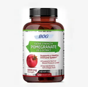 OEM/ODM Granatapfel-Supplement-Kapseln  Naturpommelextrakt Polyphenolen-Supplement für Herzgesundheit und Gelenksupport