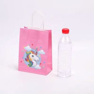 Bolsas de Regalo de Papel Kraft para Fiestas de Cumpleaños Infantiles, Venta al Por Mayor de Fábrica, para Festivales y Empaque de Dulces - Product Image 5