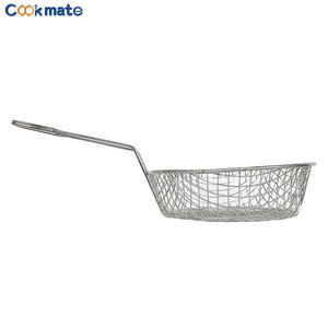 Poulet frit Cuisson Cesta Par Freir Fil Maille Panier À Frites Avec Poignée - Product Image 3