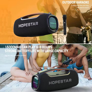 Loa siêu trầm di động ngoài trời CHXDEV Smart Top-ranking HOPESTAR A60 100W, chống nước IPX9, không dây, tích hợp micro - Product Image 3
