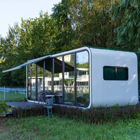 Maison préfabriquée Apple Cabin de 20 pieds, maison conteneur pour hôtel, complexe hôtelier, bureau, logement temporaire