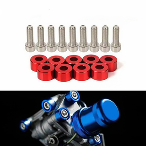9 pièces Rondelles de pare-chocs M8 en aluminium DIN pour vis de collecteur <span class=keywords><strong>d</strong></span>'admission <span class=keywords><strong>d</strong></span>'air des séries Civic B/<span class=keywords><strong>D</strong></span>/<span class=keywords><strong>K</strong></span>, accessoires de joint <span class=keywords><strong>d</strong></span>écoratif S-J - Product Image 5
