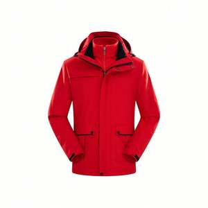 Chaqueta Gruesa de Diseño para Montaña y Aire Libre, Chaqueta Deportiva Personalizada de Softshell para Invierno, Talla Grande, Resistente al Viento - Product Image 2