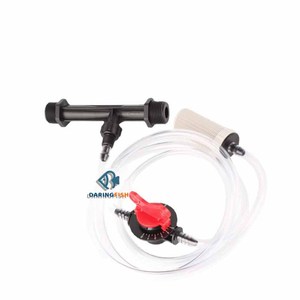 Plástico durável 1/2 \ "3/4 \" Venturi Injector Aerador Válvula para Jardim Agrícola Gotejamento Irrigação Rega Encaixe PP Material - Product Image 6