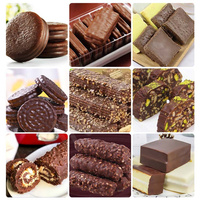 HNOC Machine automatique de 40 cm pour enrobage de biscuits et de chocolat Grande machine à tremper les barres de crème glacée dans l'enrobage de chocolat
