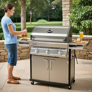 Barbecues à <span class=keywords><strong>gaz</strong></span> en acier inoxydable fournis par l'usine, avec <span class=keywords><strong>nettoyage</strong></span> facile et garantie d'un an à des prix raisonnables - Product Image 5