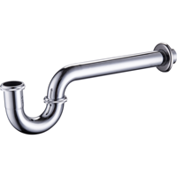 Siphon de lavabo et de toilettes en bronze durable 1 1/4, modèle bouteille 1 1/4 pour salle de bain, siphon de vidage pour lavabo et toilettes