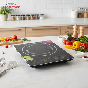 Cocina <span class=keywords><strong>Eléctrica</strong></span> de Cerámica de un Solo Quemador de Alta Potencia y Calentamiento Rápido, de Acero Inoxidable, a Batería, para Uso Doméstico, Tipo Inducción - Product Image 5