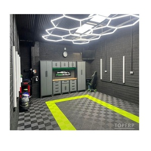 Baldosas Modulares Encajables para Piso de Garaje, Patio, Balcón, Taller de Belleza Automotriz, Baldosas de Plástico para Piso - Product Image 1