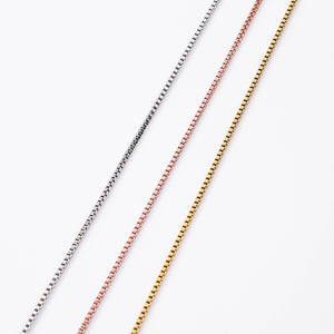 Collar de joyería de acero inoxidable para hombre de alta calidad, <span class=keywords><strong>cadena</strong></span> gargantilla, collar de <span class=keywords><strong>cadena</strong></span> fina, <span class=keywords><strong>cadena</strong></span> de clavícula <span class=keywords><strong>veneciana</strong></span> chapada en <span class=keywords><strong>oro</strong></span> - Product Image 2