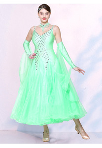 Robe de <span class=keywords><strong>danse</strong></span> moderne pour femmes, nouvelle robe de <span class=keywords><strong>danse</strong></span> de salon standard, costume de compétition de valse et de <span class=keywords><strong>foxtrot</strong></span>, robe de performance pour <span class=keywords><strong>danse</strong></span> sociale - Product Image 3