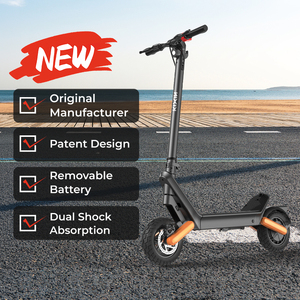 Trottinette électrique KIXIN X23 haute vitesse 500W 550W 36V 48V pliable avec amortisseurs, trottinettes électriques intelligentes 10 pouces avec application pour adultes - Product Image 2