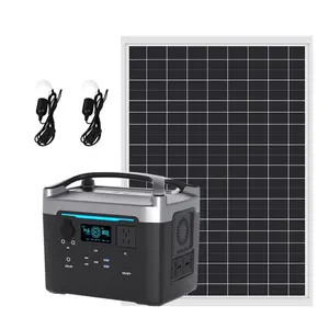 500W 600W 1000W 1500W Generador de inversor solar portátil para el hogar Almacenamiento de energía Ups Power Station Generador de energía para acampar al aire libre