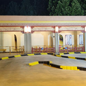 Barrière de karting de haute qualité, vente chaude, durable, en plastique rotomoulé, barrière routière et de circulation - Product Image 6