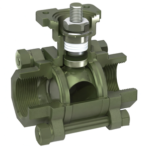 Vanne à bille motorisée COVNA à réduction de tarif, vanne de contrôle, vanne à bille motorisée en acier inoxydable, trois pièces, vanne à bille électrique filetée - Product Image 5