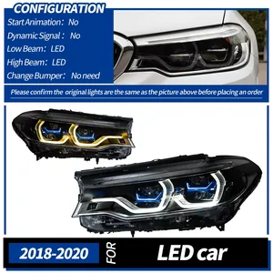 Nuevo Kit de Modificación de Faros Delanteros de 12V para Serie 5 G30, Lente LED Láser de 4000 Lúmenes, Luces de Circulación Diurna de Doble Color - Product Image 3