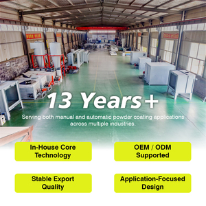 Système <span class=keywords><strong>de</strong></span> machine <span class=keywords><strong>de</strong></span> revêtement en poudre électrostatique Pistolet avec base vibrante pour profilés en aluminium Jantes en alliage <span class=keywords><strong>Four</strong></span> <span class=keywords><strong>de</strong></span> ligne CE OPT02-PRO-B - Product Image 4