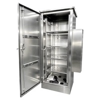 Armoire en acier inoxydable 304 avec climatiseur, armoire pour équipement de télécommunications étanche IP55, armoire réseau à température constante