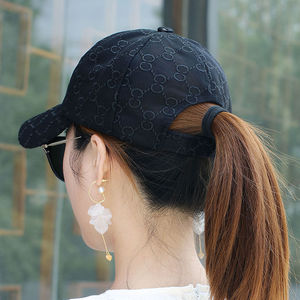 Mũ bóng chày ren mùa hè dành cho nữ, chất liệu lưới thoáng khí, mũ snapback hip hop thời trang nữ, có thể điều chỉnh kích thước - Product Image 3