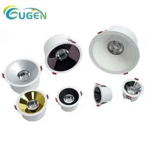 Fabriek Op Maat Ontwerp Huisdecoratie Aluminium Plafond Cob 12W 15W 18W 20W 30W 40W 50W Led Downlight