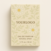 High Quality Luxury Foldable Reverse Tuck End Embossed Eco-Friendly Ivory Board Cosmetic Box Skincare Packaging Nail Polish Oil
