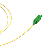 Cable de Comunicación de Red de Fibra Óptica Simplex LC APC Monomodo G652D Estable y Confiable, con Cubierta de PVC/LSZH >70N