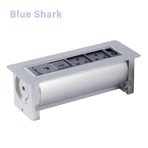 <span class=keywords><strong>Prise</strong></span> électrique motorisée automatique en alliage d'aluminium avec <span class=keywords><strong>prise</strong></span> universelle /USB/VGA/boîte de données pour bureau de conférence - Product Image 1