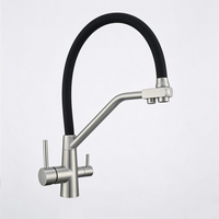 Robinet de cuisine amovible en acier inoxydable 304 pour les marchés européen et américain