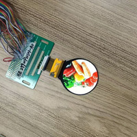 Yuvarlak Ekran 480*480 Nokta SPI-RGB Arayüzü 2.1 İnç IPS TFT LCD Panel, ST7701 Denetleyicili Beyaz LED Arka Işık 300 Parlaklık