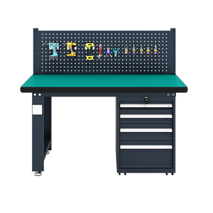 Heavy-Duty Metal Multi-Use Modern <b>Worktable</b> and Tool Storage Bench Mobile Workbench for Laboratory Workshop School Use - Product Image 1