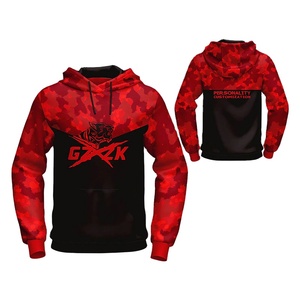 Venta al por mayor personalizable de manga larga sudaderas con capucha de lana 100% poliéster secado rápido a prueba de viento último diseño completo sublimación impresión fácil - Product Image 3