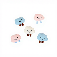 Nouvelle Broche Multifonctionnelle Décorative en Peluche Grande Nuage Mignonne et Créative, Pendentif, Pince à Cheveux, Porte-clés