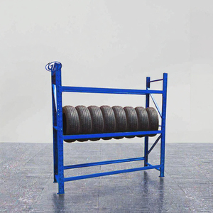 Corrosion Resistant 5 Layer Steel Boltless Rack for Tire Storage in Frozen Food Low Temperature Refrigerated Warehouse - Product Image 3