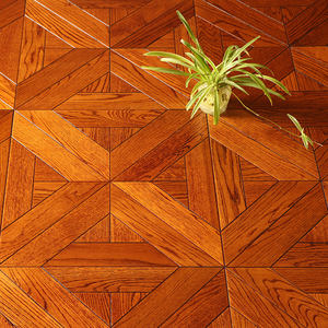 Suelo de madera con diseño geométrico para decoración del hogar, parqueta con diseño de arte para decoración del hogar - Product Image 4